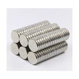 Hdg Çok Güçlü Neodyum Mıknatıs Yuvarlak Disk 30X5 mm - 2 Adet - Gümüş