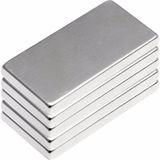 Hdg Dikdörtgen Güçlü Neodyum Mıknatıs - Neodyum Magnet - 20X10X2 mm -Adet Seçenekli - 20 Adet - Gümüş