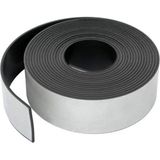Hdg Geniş ve Kalın Yapışkanlı Şerit Mıknatıs Magnet Genişlik 5 cm - Kalınlık 2,2 mm - 1 metre - Siyah