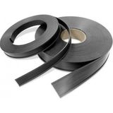 Hdg Kanallı Etiket Raf Magneti , Şerit Mıknatıs, Esnek Magnet -Genişlik ve Metre Seçenekli - 1 Adet - 4 cm genişlik - 1 metre - Siyah