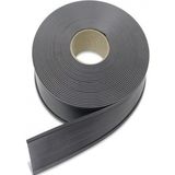 Hdg Kanallı Etiket Raf Magneti , Şerit Mıknatıs, Esnek Magnet -Genişlik ve Metre Seçenekli - 1 Adet - 7 cm genişlik - 1 metre - Siyah
