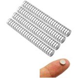 hdg Küçük Neodim Güçlü Mıknatıslar, Çok Amaçlı Buzdolabı Mıknatısları, Küçük Yuvarlak Disk Mıknatısı, Beyaz Tahta Mıknatısları 5 mm Çap x 1 mm Kalınlık 100 Adet