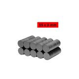 Hdg Mıknatıs 1000 Adet Mıknatıs Magnet Yuvarlak Süsleme Mıknatısı Çap: 15 mm - Kalınlık 3 mm