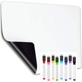 Hdg Mıknatıslı Manyetik Beyaz Tahta 30 x 42 cm Katlanabilir Silinebilir Yazı Mesaj Tablosu + 4 Kalem - 5 Adet