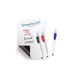 Hdg Mıknatıslı Manyetik Beyaz Tahta 30cm X 42cm Katlanabilir Silinebilir Yazı Mesaj Tablosu + 3 Kalem