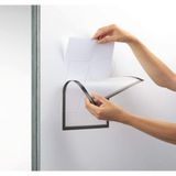 Hdg Mıknatıslı Şömiz Manyetik Evrak Tutucu Şeffaf Magnet Şömiz Dosya 30 x 42 cm - Gece Siyahı - 1 Adet