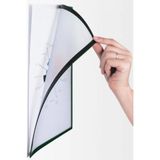 Hdg Mıknatıslı Şömiz Manyetik Evrak Tutucu Şeffaf Magnet Şömiz Dosya 30 x 42 cm - Gece Siyahı - 10 Adet
