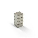 Hdg Neodyum Mıknatıs, Çap 10X10X5 mm Kare Magnet Süper Güçlü Magnet - 2 Adet - Gümüş