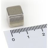 Hdg Neodyum Mıknatıs Magnet - 10X10X10MM - 1 Adet - Gümüş