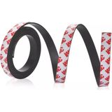 Hdg Şerit Mıknatıs Magnet Kes Kullan 1,2 cm Genişlik - 5 Metre Siyah Renkli Yapışkanlı