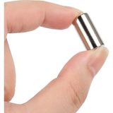 Hdg Silindir Neodyum Mıknatıs Magnet 10X20 mm - Çok Amaçlı Çok Güçlü Mıknatıs - 1 Adet - Gümüş