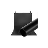 Hdg Ürün Çekim Fotoğraf Fonu Siyah Plastik Stüdyo Çekim Fonu 70x100 Cm - Özel Karton Tüp Ruloda