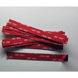 Hdg Vhb Çift Taraflı Bant Çift Kaplamalı Köpük Bant Siyah - 100 adet - 1,5 cm genişlik - 14 cm uzunluk