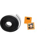 Hdg Yapışkanı Çok Güçlü Şerit Mıknatıs Magnet -Resim Mıknatısı Buzdolabı Magnet 1,5 cm Genişlik - 5 metre - Siyah