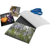 Hdg Yapışkanlı Fotoğraf Magneti, 6cm X9 cm Tabaka Plaka Magnet Mıknatıs - 15 Adet - Koyu Kahverengi