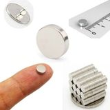 Hdg Yuvarlak Mini Neodyum Mıknatıs Çap :5 mm Kalınlık:1,5mm - 10 Adet - Gümüş
