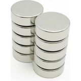 Hdg Yuvarlak Neodyum Mıknatıs D 15 x 5 mm Çap - 8 adet