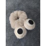 Hdmarketim 11235 1 Adet Peluş Kurbağa Göz Lastikli Toka Saç Aksesuarı