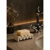 Hdmarketim.com Dekoratif Plastik Sabunluk 10x5 cm | Modern Banyo Sabunluğu | Lavabo Üstü Su Tahliyeli Sabun Standı