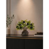 Hdmarketim.com Dekoratif Zeytin Ağacı Biblo 21x26 cm Reçine El Yapımı Siyah Zeytinli Konsol Vitrin Ofis Masa Üstü Ev Dekoru