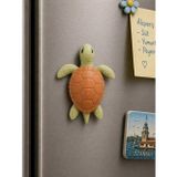 Hdmarketim.com Kaplumbağa Buzdolabı Magneti – Dekoratif Sevimli Mutfak Süsü | 8 cm Mini Figür Magnet