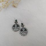 Hdmarketim Otantik Osmanlı Motifli Swarovski Taşlı Işıltılı Hürrem Sultan Eskitme Yeşil Küpe
