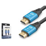 Hdmi 2.0 Kablo 4K Uhd 19+1 Od 8.0 Mm 1.5 M - Siyah Mavi Nd4050
