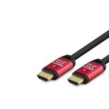 Hdmi 2.0 Kablo 4K Uhd Od 8.0 Mm 1.5 M - Siyah Kırmızı Hdx2037