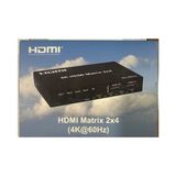 Hdmi 2x4 matrix switch splitter 2 giriş 4 çıkış hdmi çoğaltıcı 2 in 4 out hdmi switch splitter