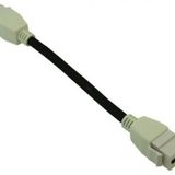 Hdmı Dişi - Dişi Beyaz Keystone Ara Kablo - 20 Cm