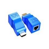 Hdmi Extender Hdmı - Rj45 Ağ Kablosu Ile Hdmi Uzatıcı Dönüştürücü Tekrarlayıcı Cat 5E /6 30M