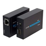Hdmi Görüntü Aktarma, HDMI TO CAT5/CAT6, 60 Metre, Adaptörlü, Extender,