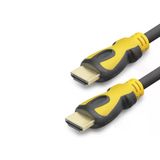Hdmi Kablo 14+1 Od 7.0 Mm 12.9 M - Siyah Sarı Xy6005