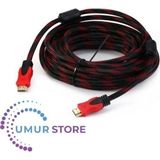 Hdmi Kablo 5 Metre 3d 4k Full Hd Hdmi Tv Uydu Alıcısı Kablosu