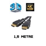 Hdmı Kablo Full Hd Kaliteli 1,5-3-5metre Gold Uçlu