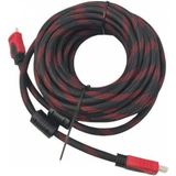 HDMI Kablosu Hdtv Bilgisayar Uydu Görüntü Ses Full Hd Sargılı Görüntü Aktarma Kablosu - Renkli - standart