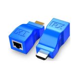 HDMI To Cat5-Cat6-Cat7 Extender 30 Metre Uzatıcı, 4K HDMI Extender, Cat6 HDMI Görüntü Aktarma,