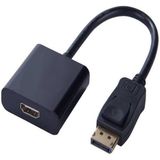 HDMI To Displayport Dönüştürücü Çevirici Adaptör - 0 - Siyah