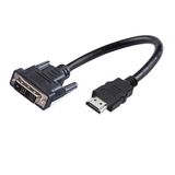 Hdmi To Dvı 18+1 Çevirici Kablo Hdmı-dvı18+1 Çevirici 20cm Kablo