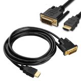 Hdmi To Dvi 24+1 Dvi To Hdmi Kablo Altın Uçlu 1.8M