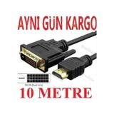 Hdmi To Dvi Kablosu 10 Metre 4254A Bağlanti Kablo Tv Lcd Led Çevi