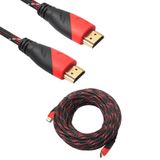 HDMI TO HDMI KABLO 3 METRE ALTIN UÇLU ÖRGÜLÜ HDMI KABLO