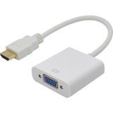 HDMI To VGA Çevirici Dönüştürücü Adaptör Monitör Laptop Projeksiyon Çevirme Uydu Kablosu 4547 - 0 - Siyah