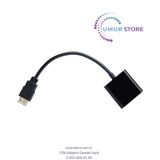 HDMI to VGA Dijital - Analog, Full HD 1080P,Tak Çalıştır Görüntü Dönüştürücü Kablo