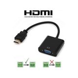 HDMI TO VGA KABLO ÇEVİRİCİ DÖNÜŞTÜRÜCÜ Hdmı Hdmi To Vga renk-siyah