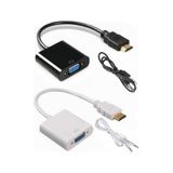 Hdmı To Vga Kablo Çevirici Dönüştürücü + Ses - Hdmi To Vga Kablo (551664582) renk-siyah