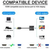 HDMI To VGA Ses Destekli Dönüştürücü Kablo 1080P Siyah, Drwlhdvgaa1 - Genel