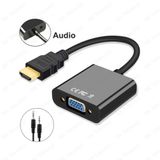 Hdmı To Vga Ses Destekli Hdmı Giriş Vga Çıkış Dönüştürücü