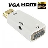 Hdmi to Vga Ses Görüntü Çevirici PS3 PS4 XBox PC Laptop Projektör