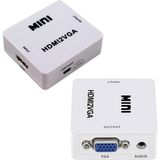 HDMI To Vga+Ses Dönüştürücü Çevirici ile Hdtv Projektörü HDMI 2 VGA Dönüştürücü - Standart